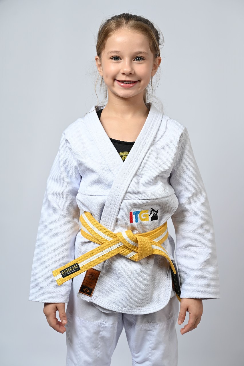 Kimono Infantil In The Guard Feminino Colors Branco