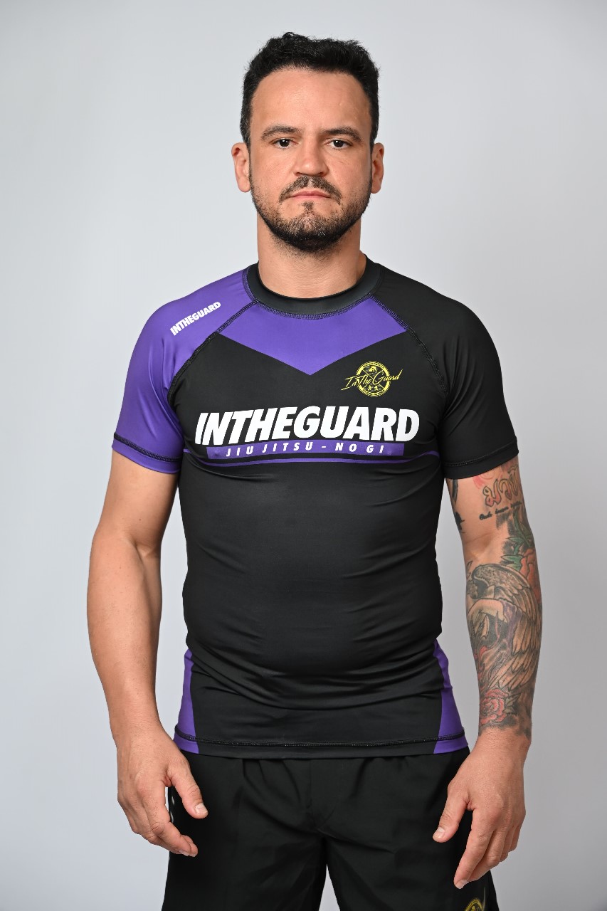 Rash Guard Masculina Team ITG Roxa