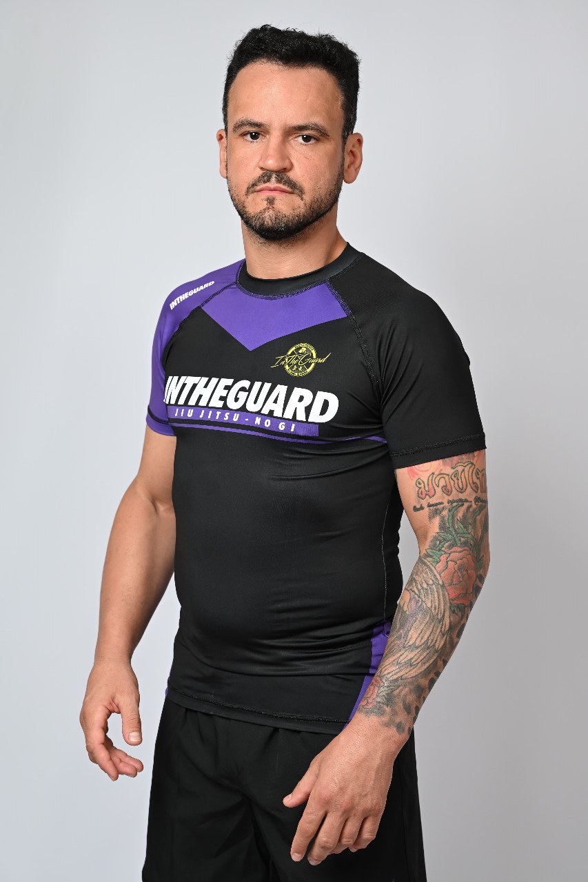Rash Guard Masculina Team ITG Roxa