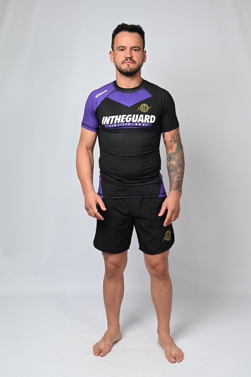 Rash Guard Masculina Team ITG Roxa