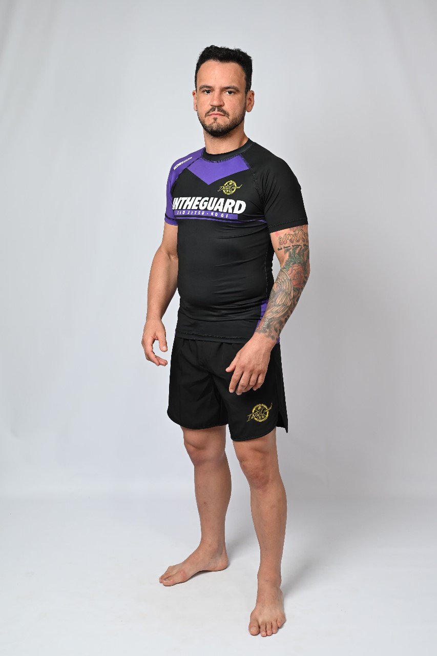 Rash Guard Masculina Team ITG Roxa