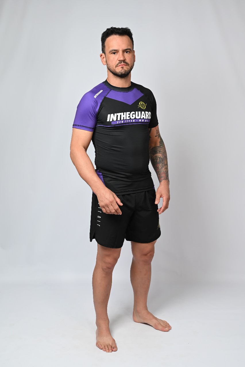 Rash Guard Masculina Team ITG Roxa