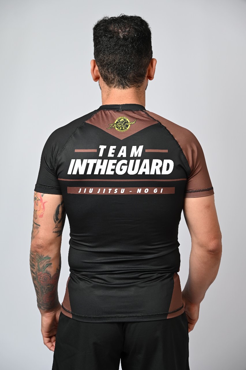 Rash Guard Masculina Team ITG Marrom