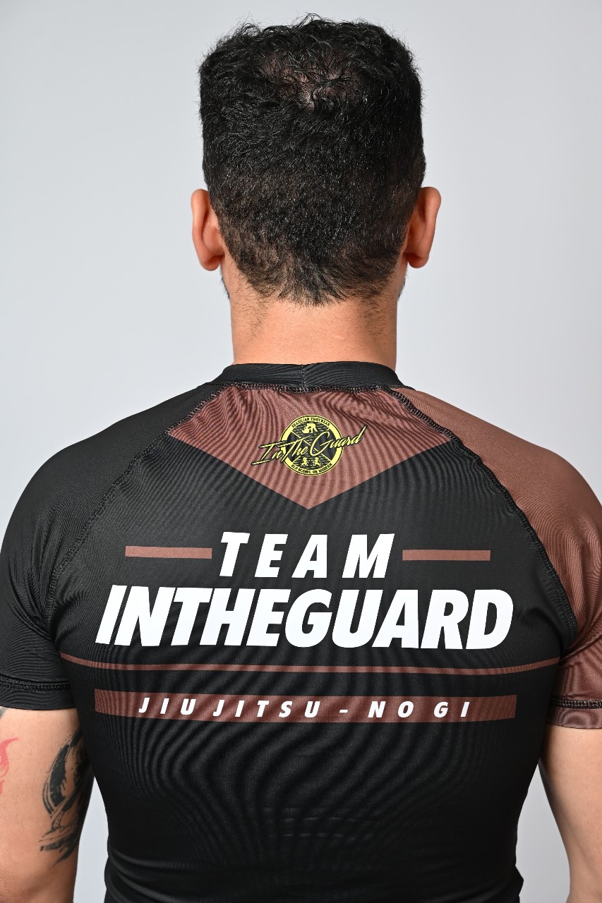 Rash Guard Masculina Team ITG Marrom