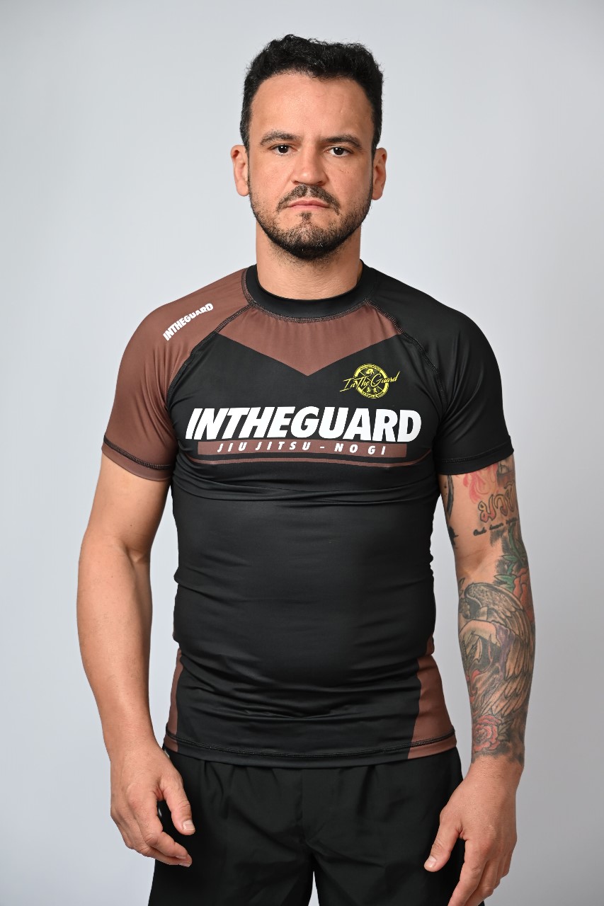 Rash Guard Masculina Team ITG Marrom