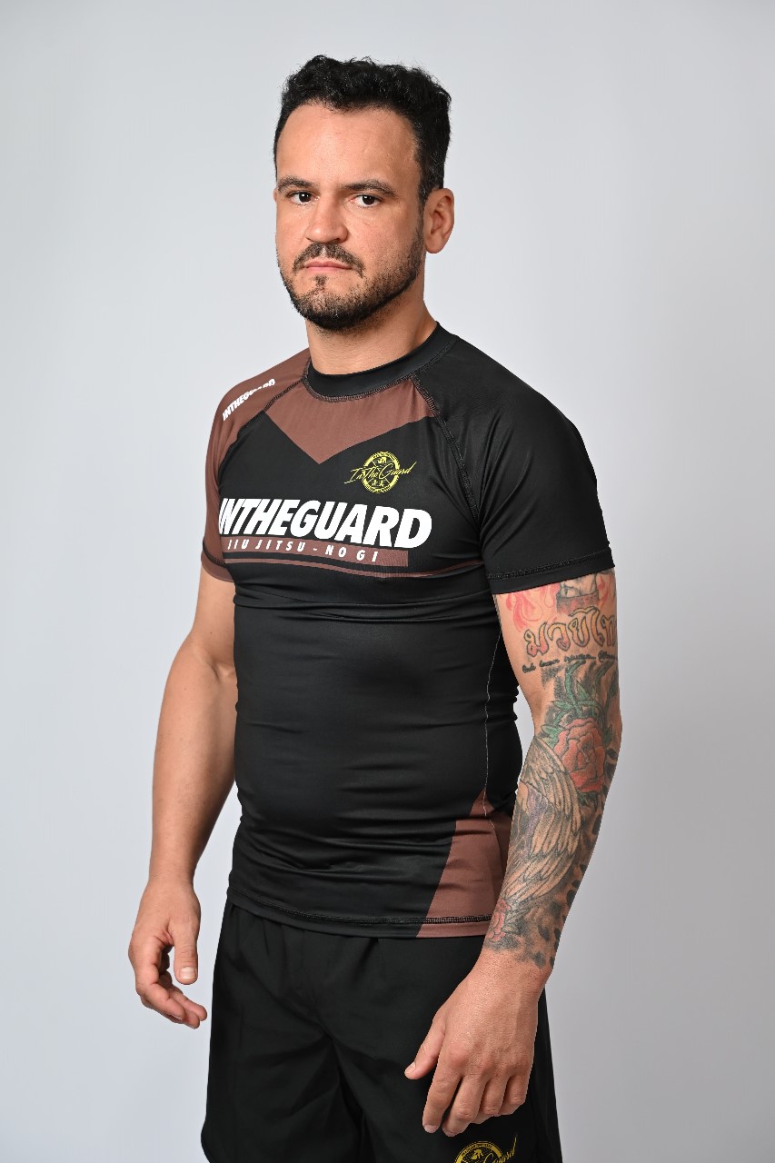 Rash Guard Masculina Team ITG Marrom