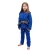 Kimono Infantil In The Guard Feminino Liso Azul