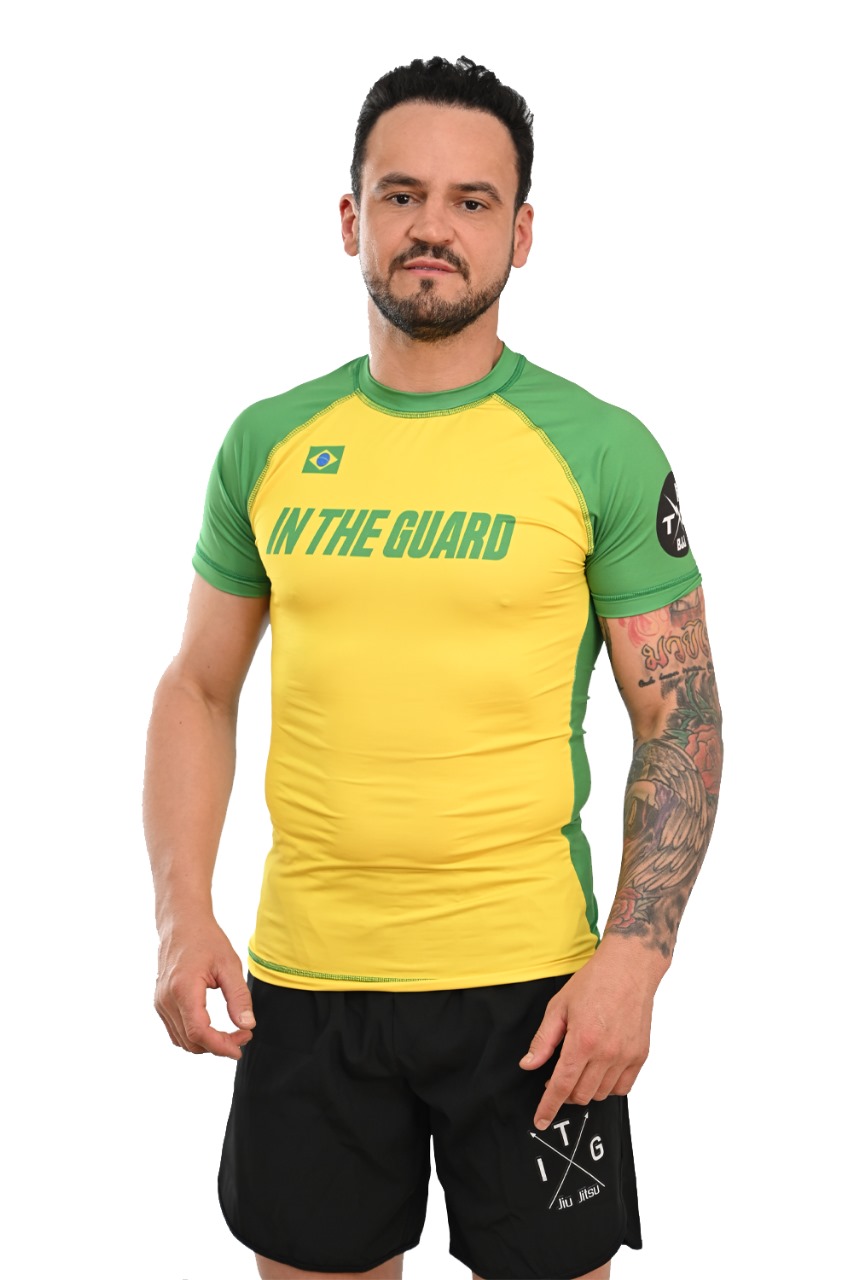 Rash Guard Masculina Seleção Amarelo