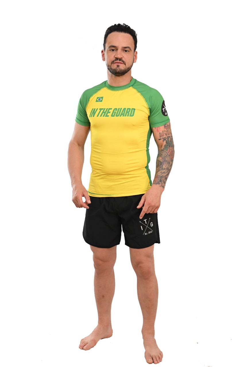 Rash Guard Masculina Seleção Amarelo