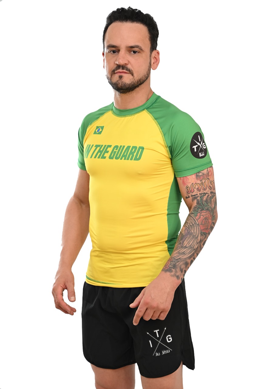 Rash Guard Masculina Seleção Amarelo