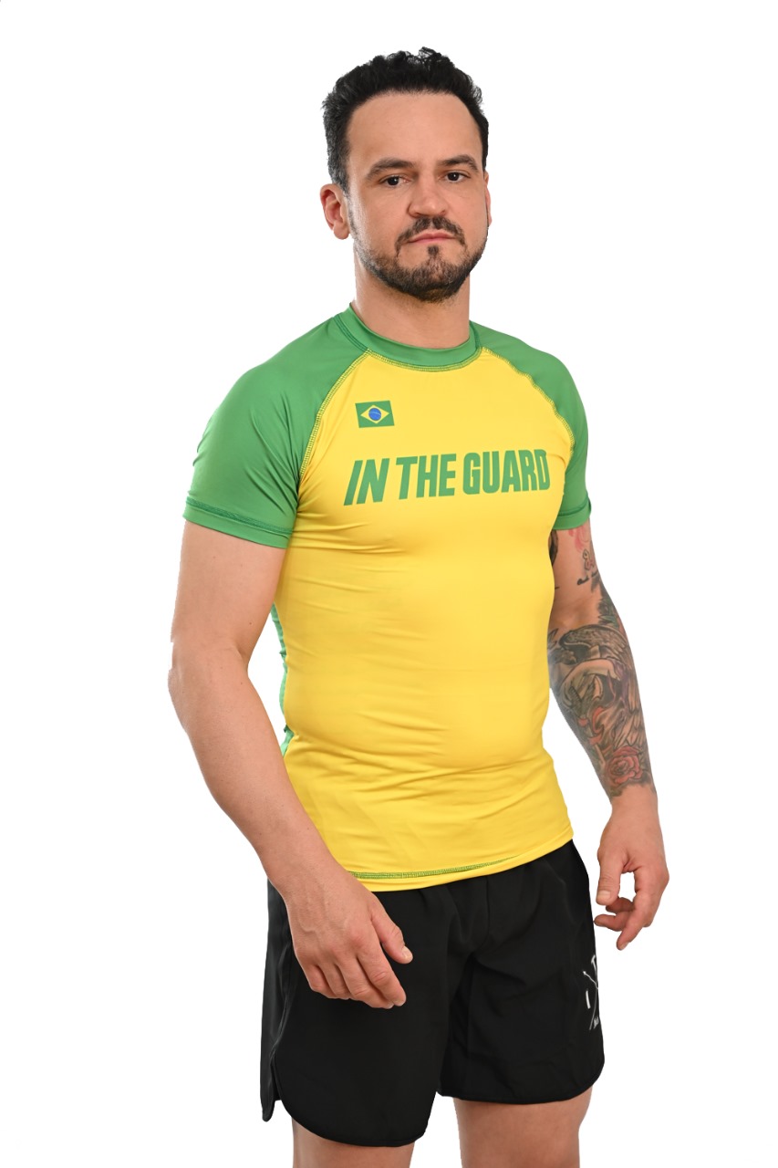 Rash Guard Masculina Seleção Amarelo