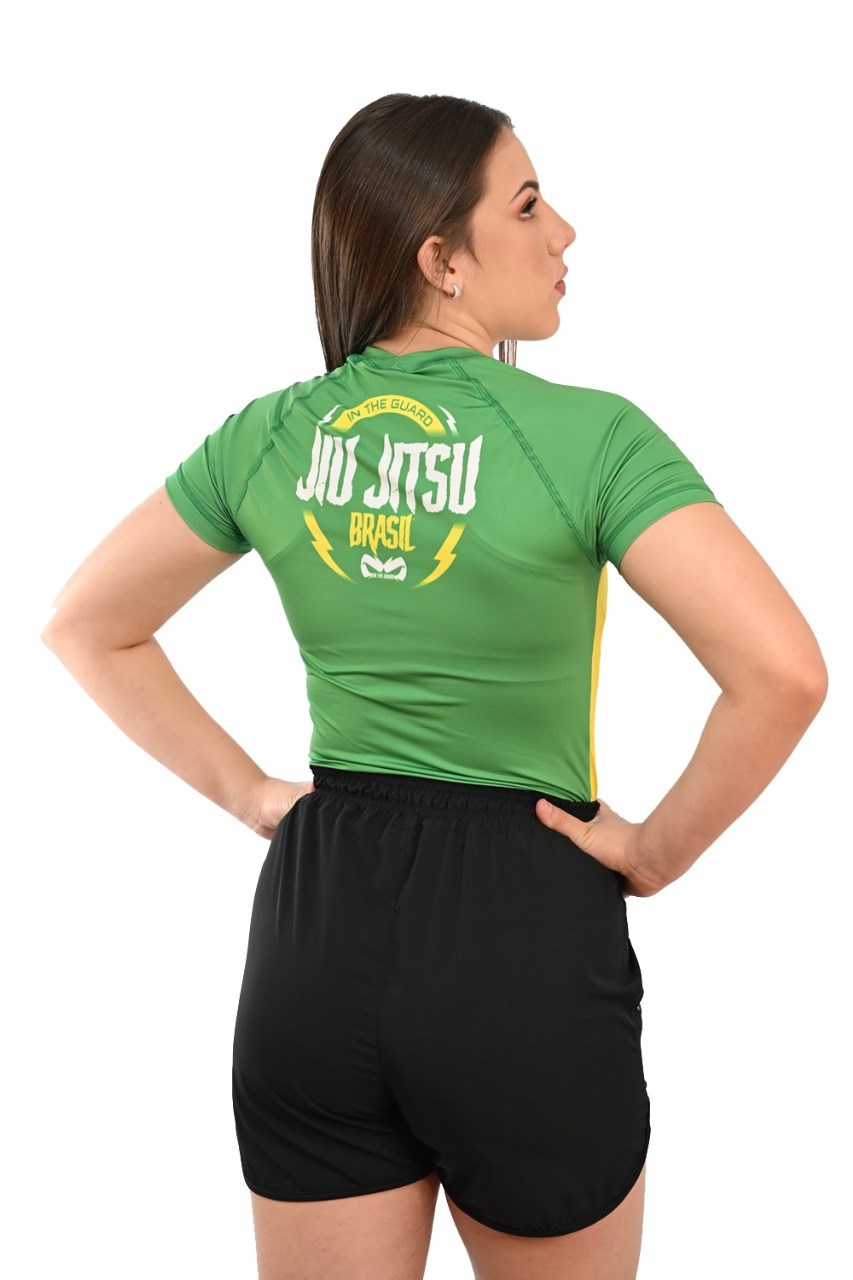 Rash Guard Feminina Seleção Amarelo