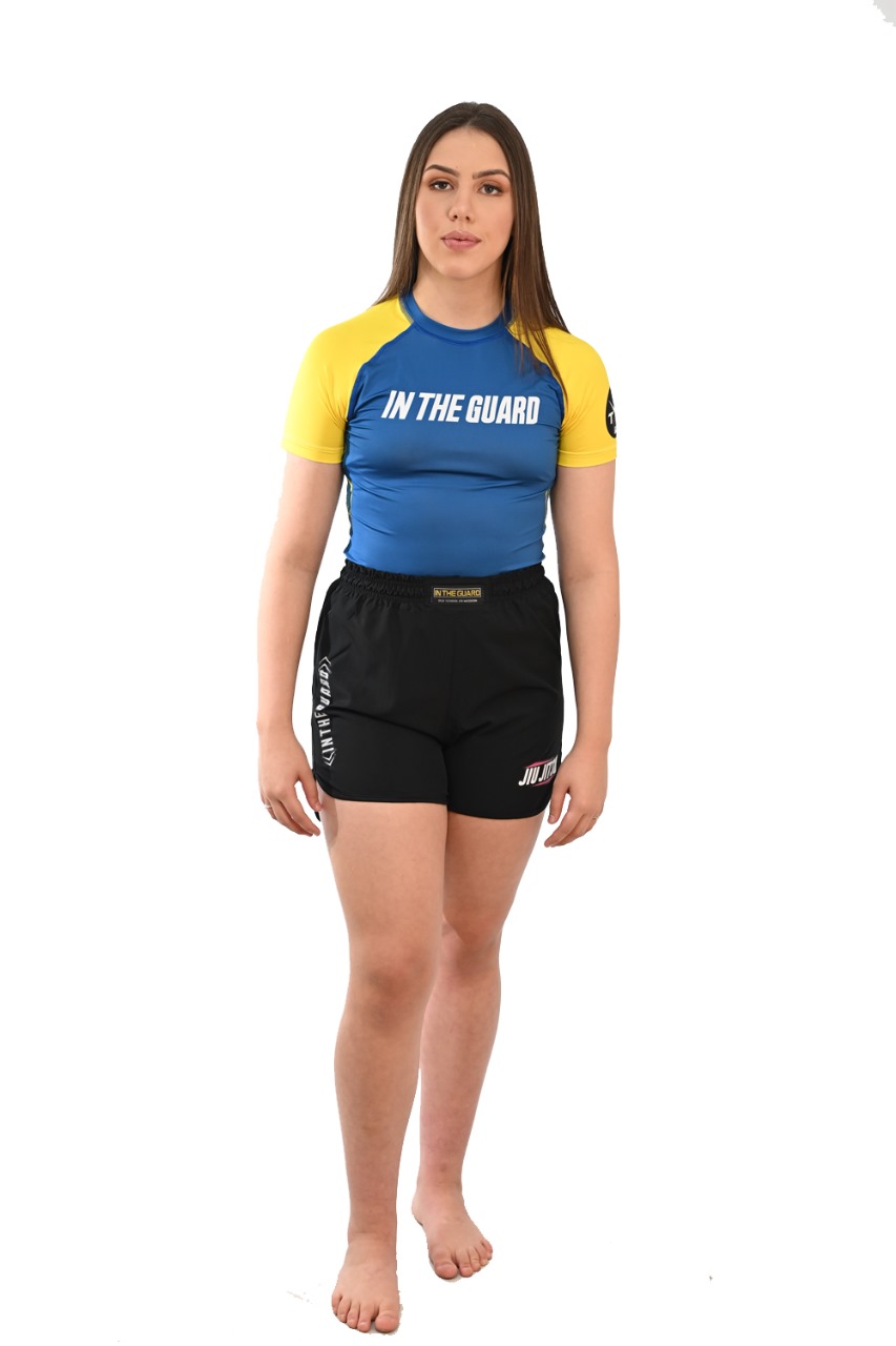 Rash Guard Feminina Brasil Azul