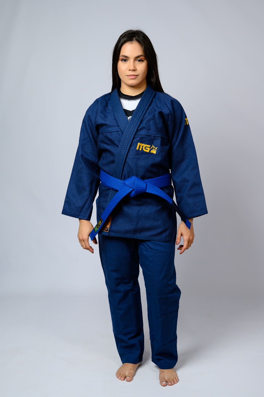 Kimono In The Guard Feminino Marinho Pró