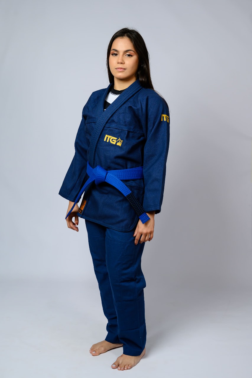 Kimono In The Guard Feminino Marinho Pró