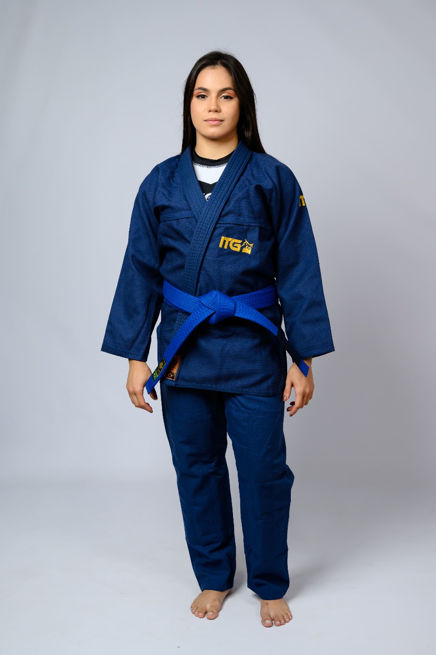 Kimono In The Guard Feminino Marinho Pró