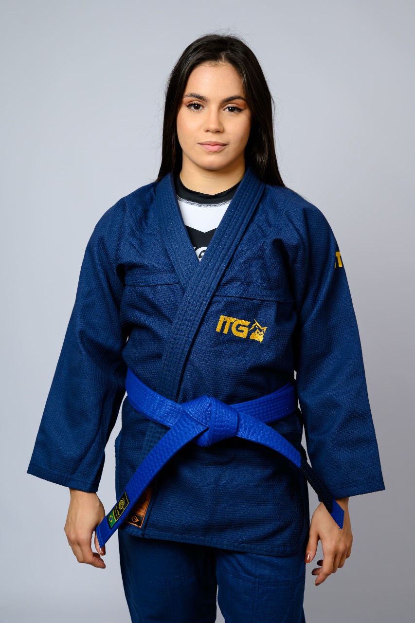 Kimono In The Guard Feminino Marinho Pró