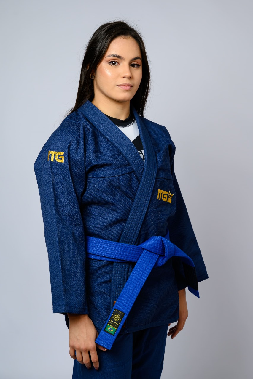 Kimono In The Guard Feminino Marinho Pró