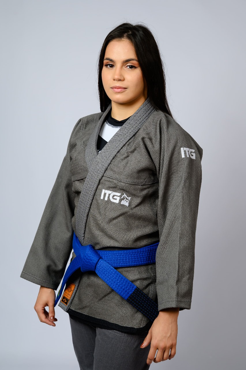 Kimono In The Guard Feminino Chumbo Pró