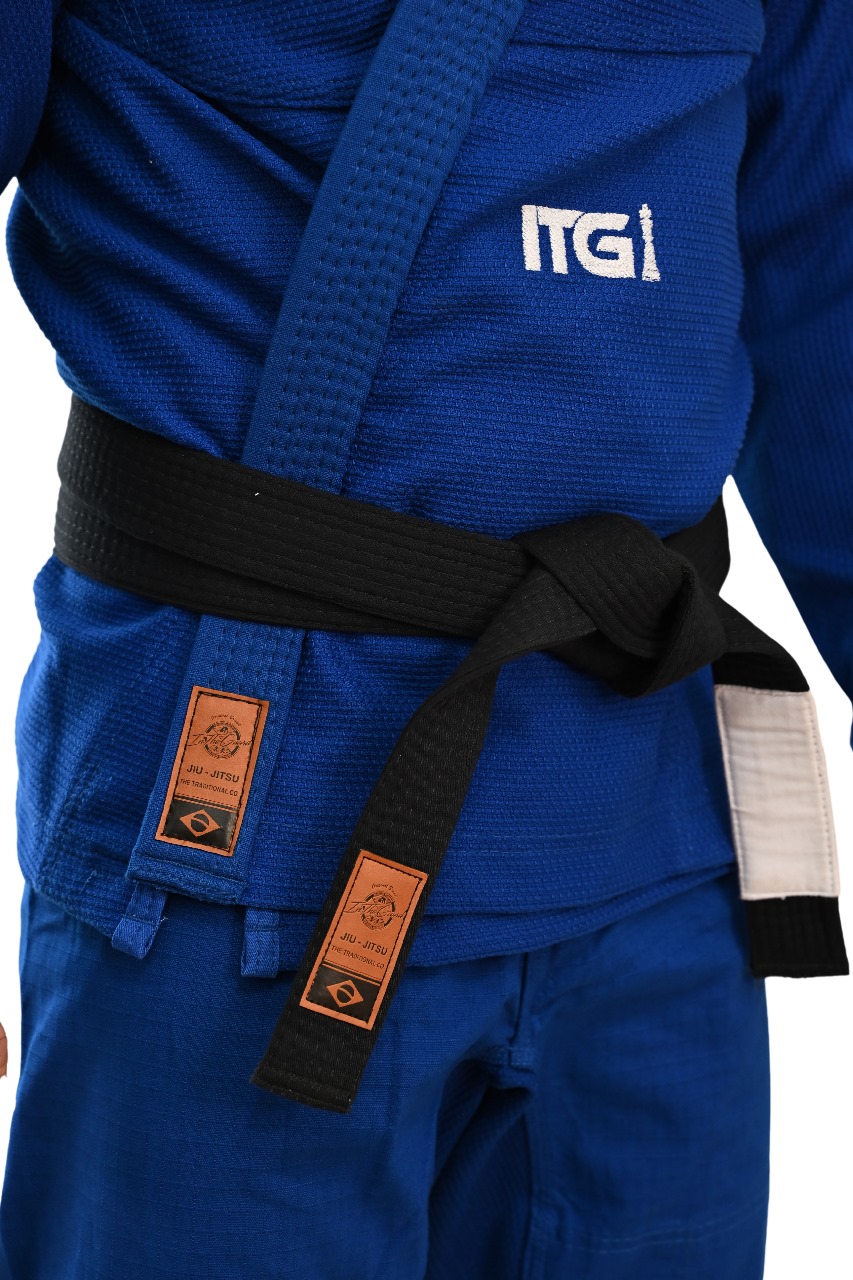 Kimono In The Guard Xadrez Pro Azul