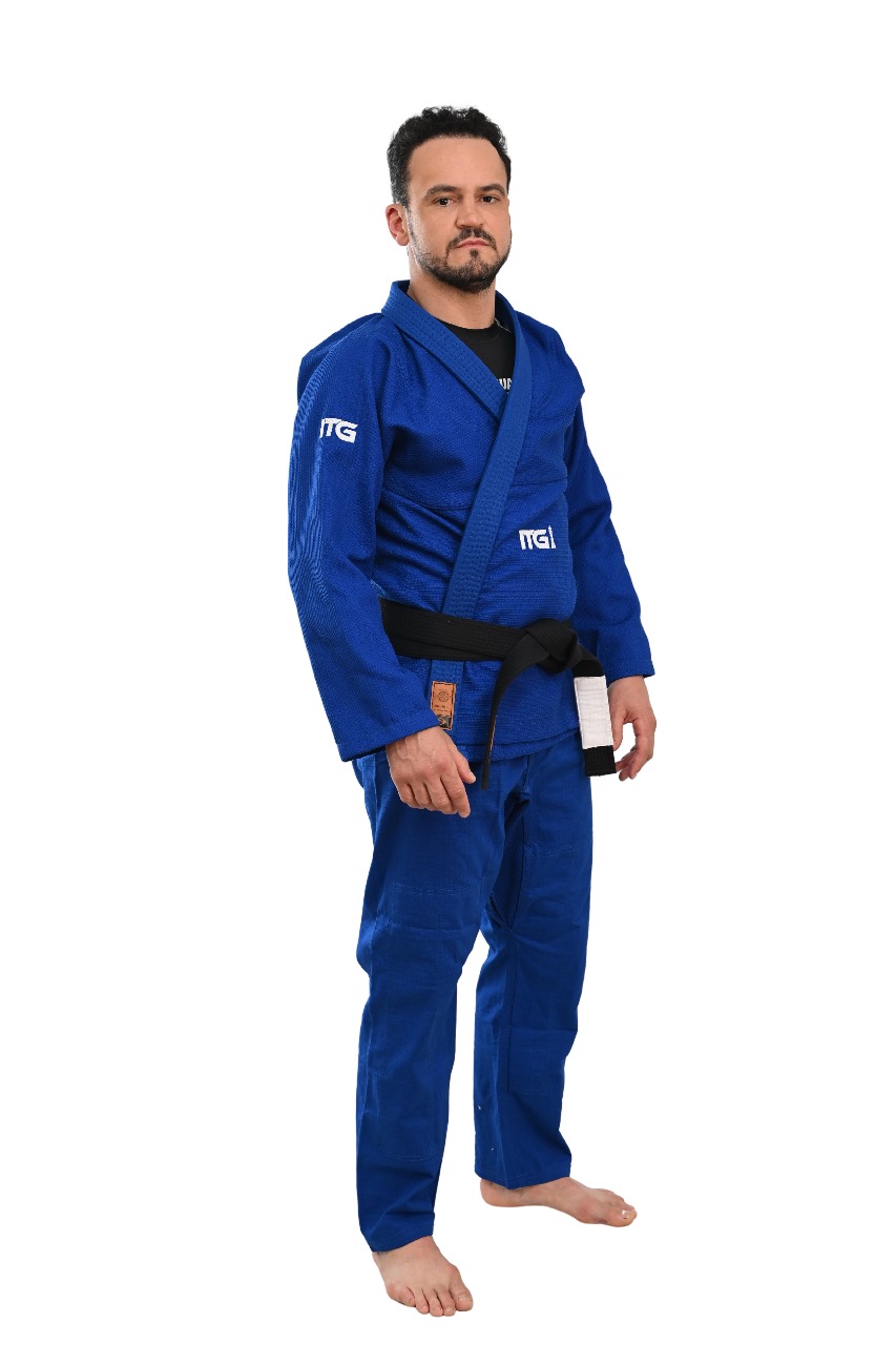 Kimono In The Guard Xadrez Pro Azul