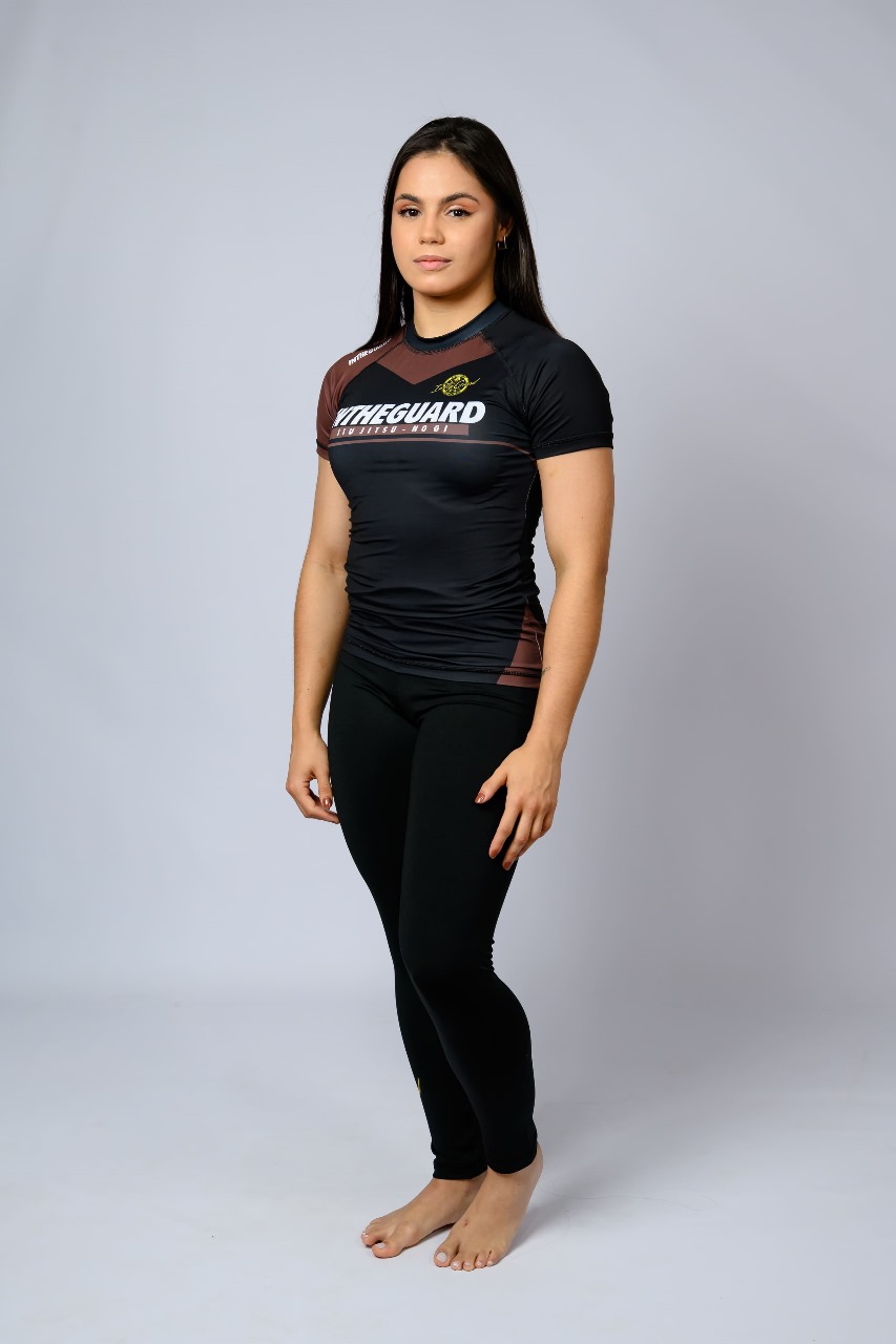 Rash Guard Feminina Team ITG Marrom