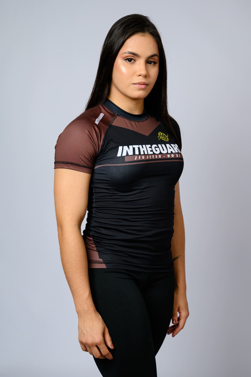 Rash Guard Feminina Team ITG Marrom