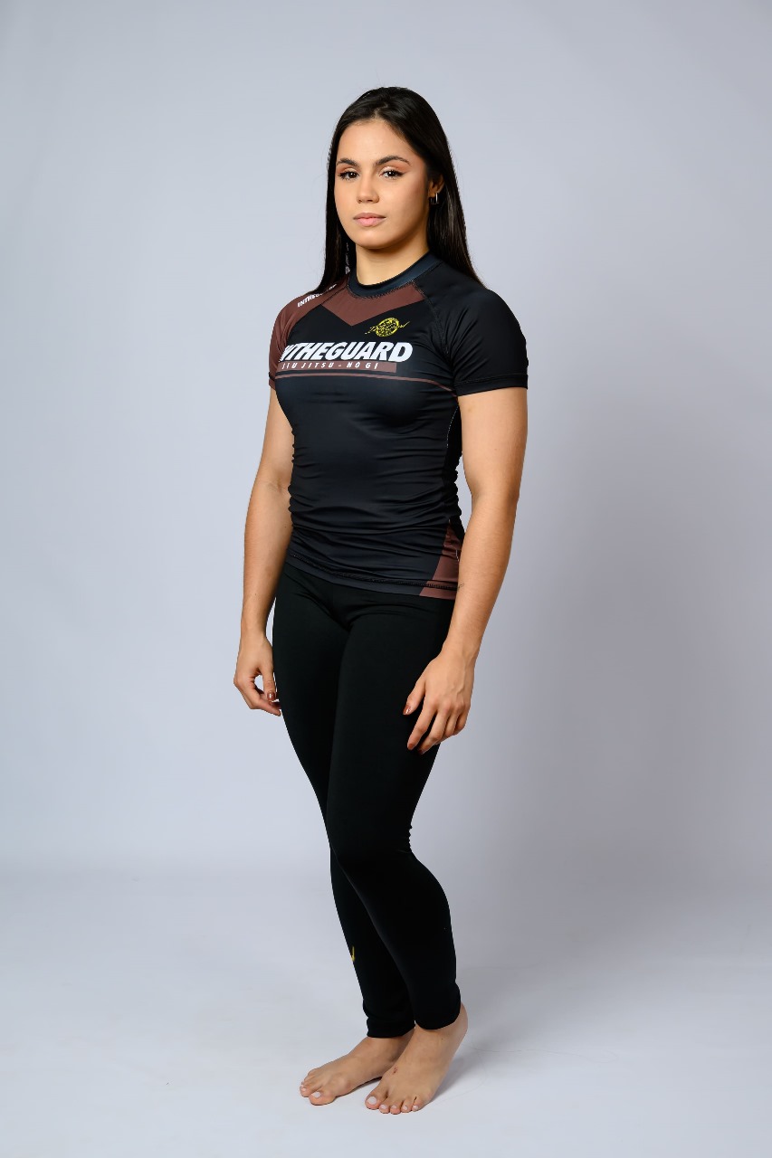 Rash Guard Feminina Team ITG Marrom