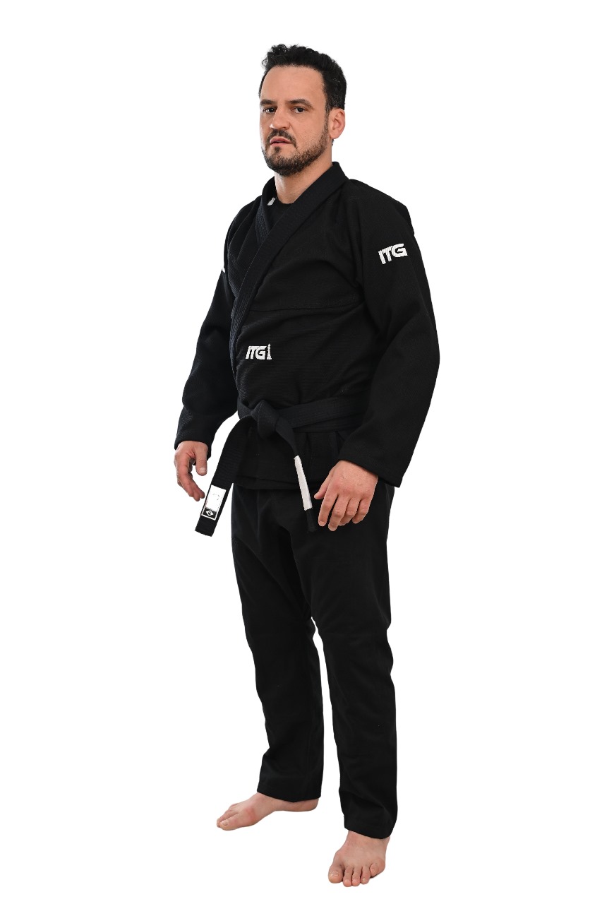 Kimono In The Guard Xadrez Pro Preto