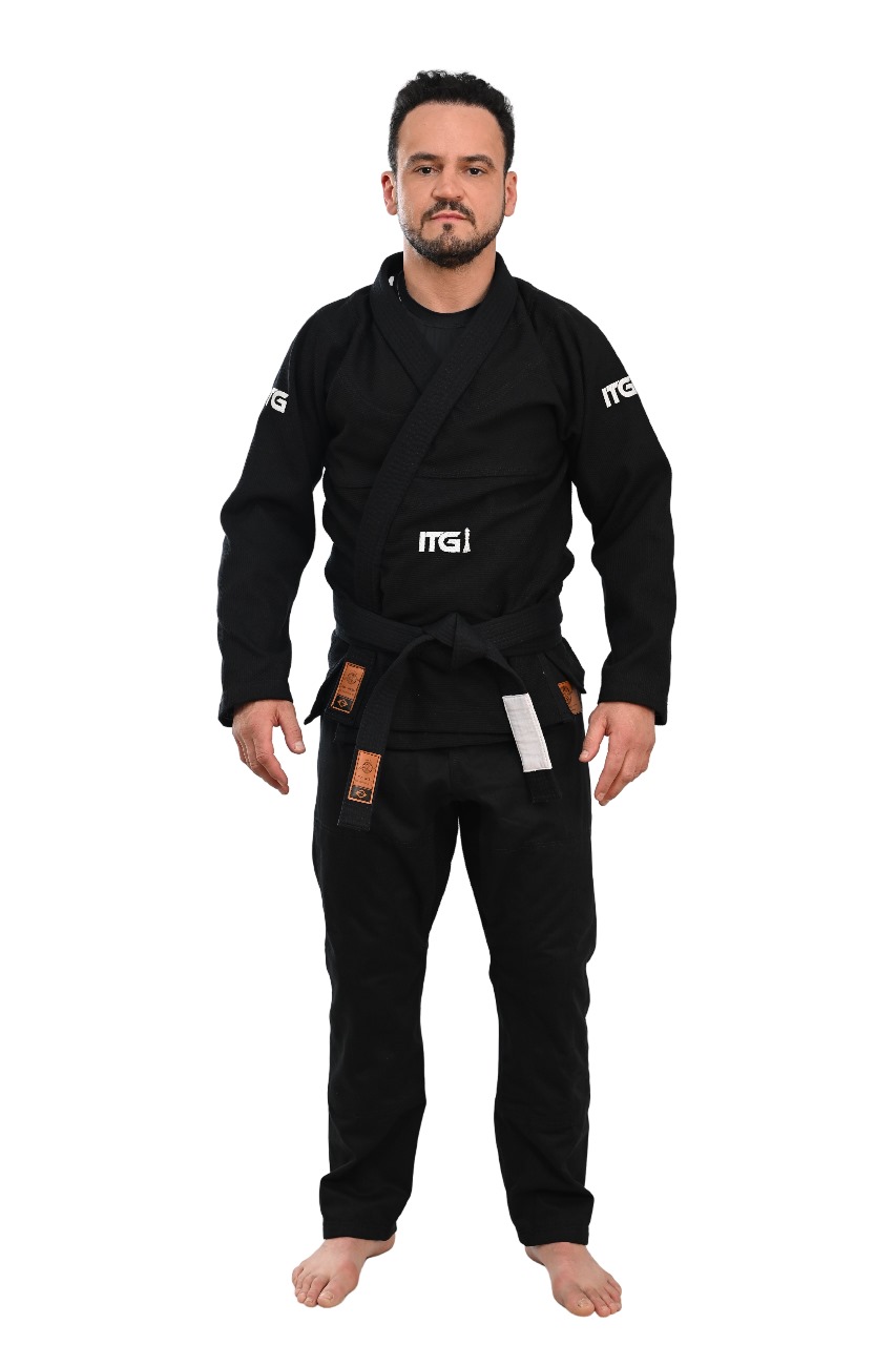 Kimono In The Guard Xadrez Pro Preto