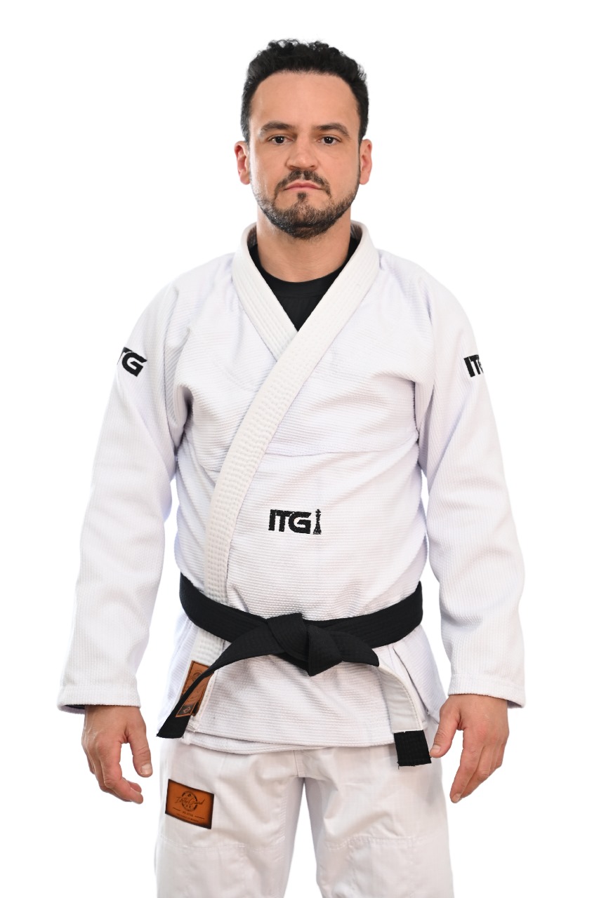 Kimono In The Guard Xadrez Pro Branco