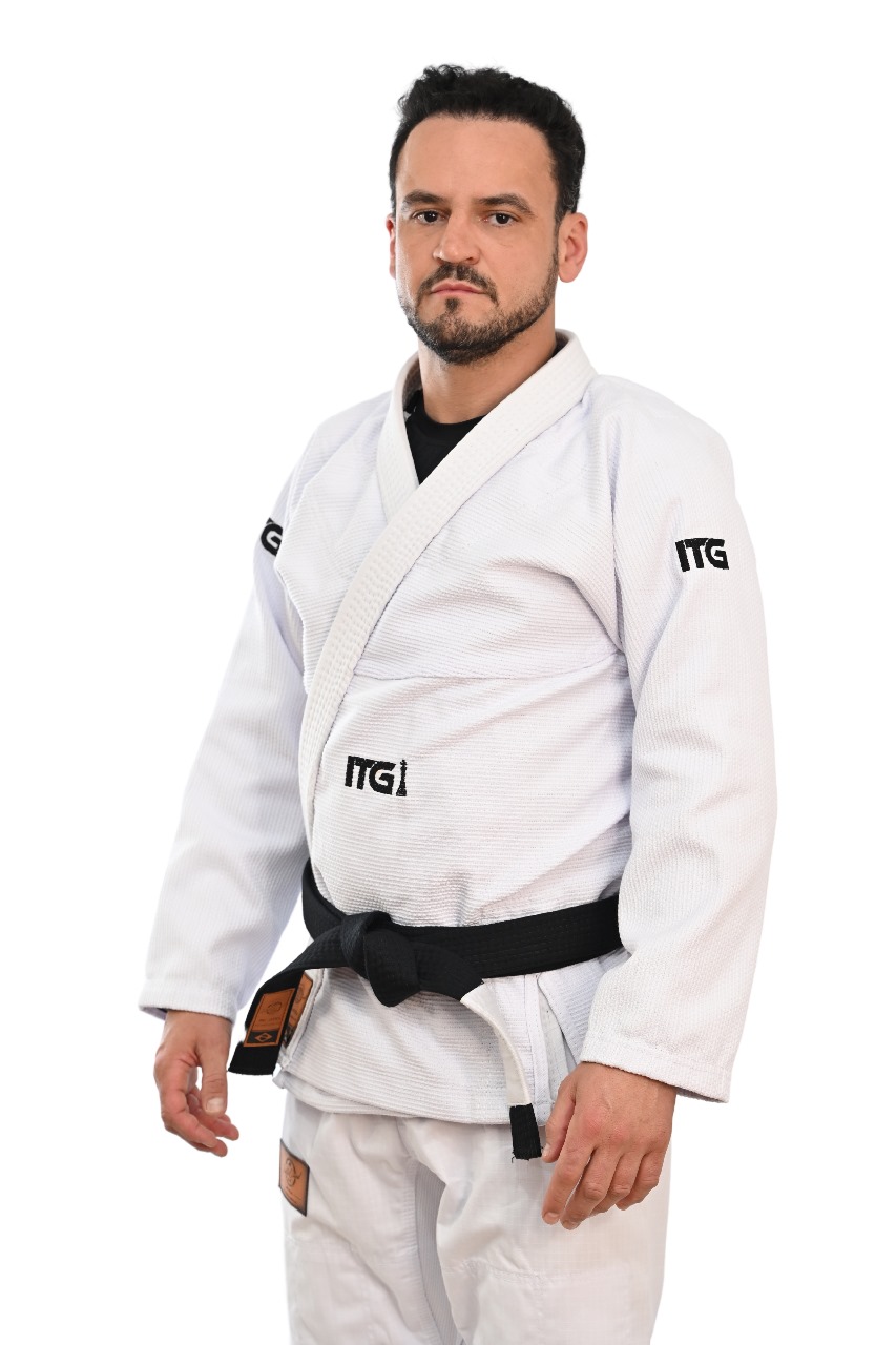 Kimono In The Guard Xadrez Pro Branco