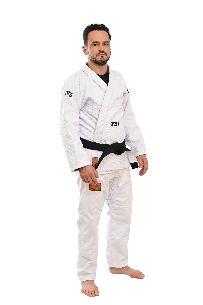 Kimono In The Guard Xadrez Pro Branco