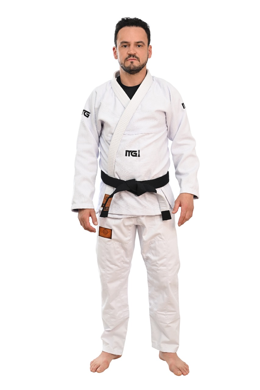 Kimono In The Guard Xadrez Pro Branco
