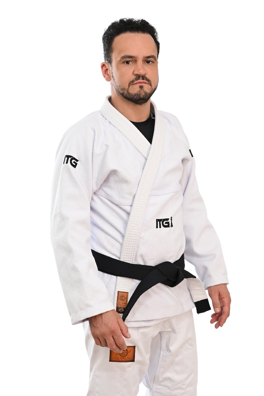 Kimono In The Guard Xadrez Pro Branco