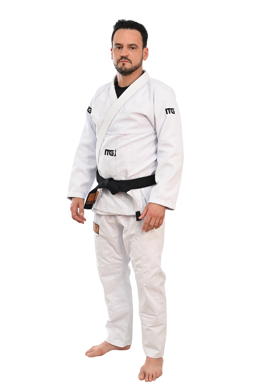 Kimono In The Guard Xadrez Pro Branco