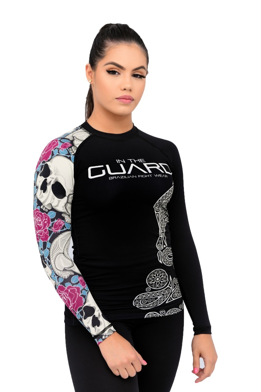 Rash Guard Feminina Skull