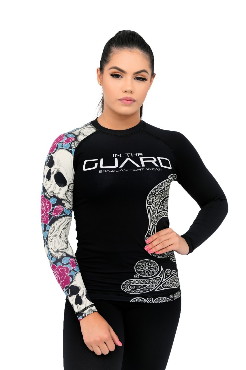 Rash Guard Feminina Skull