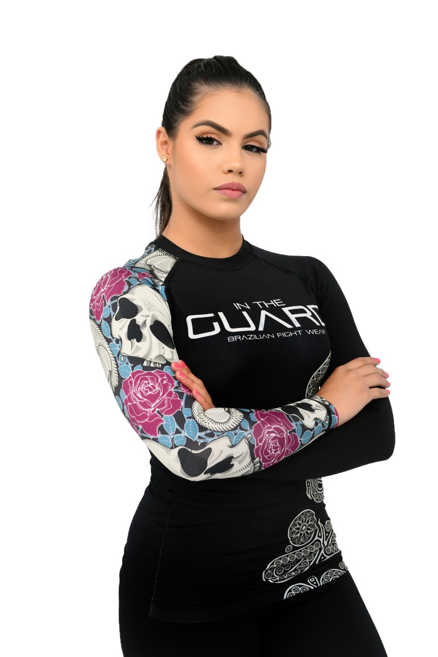 Rash Guard Feminina Skull