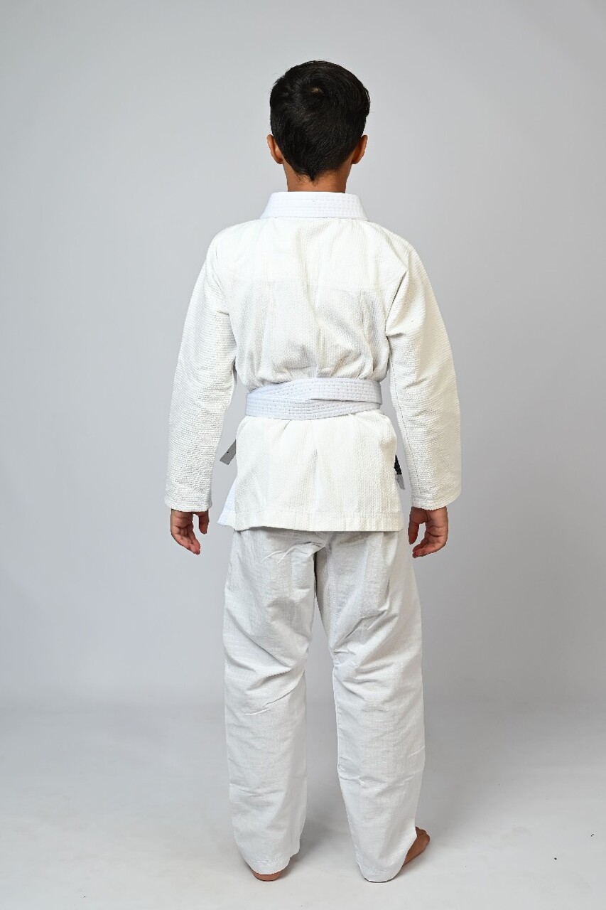 Kimono Infantil In The Guard Liso Branco