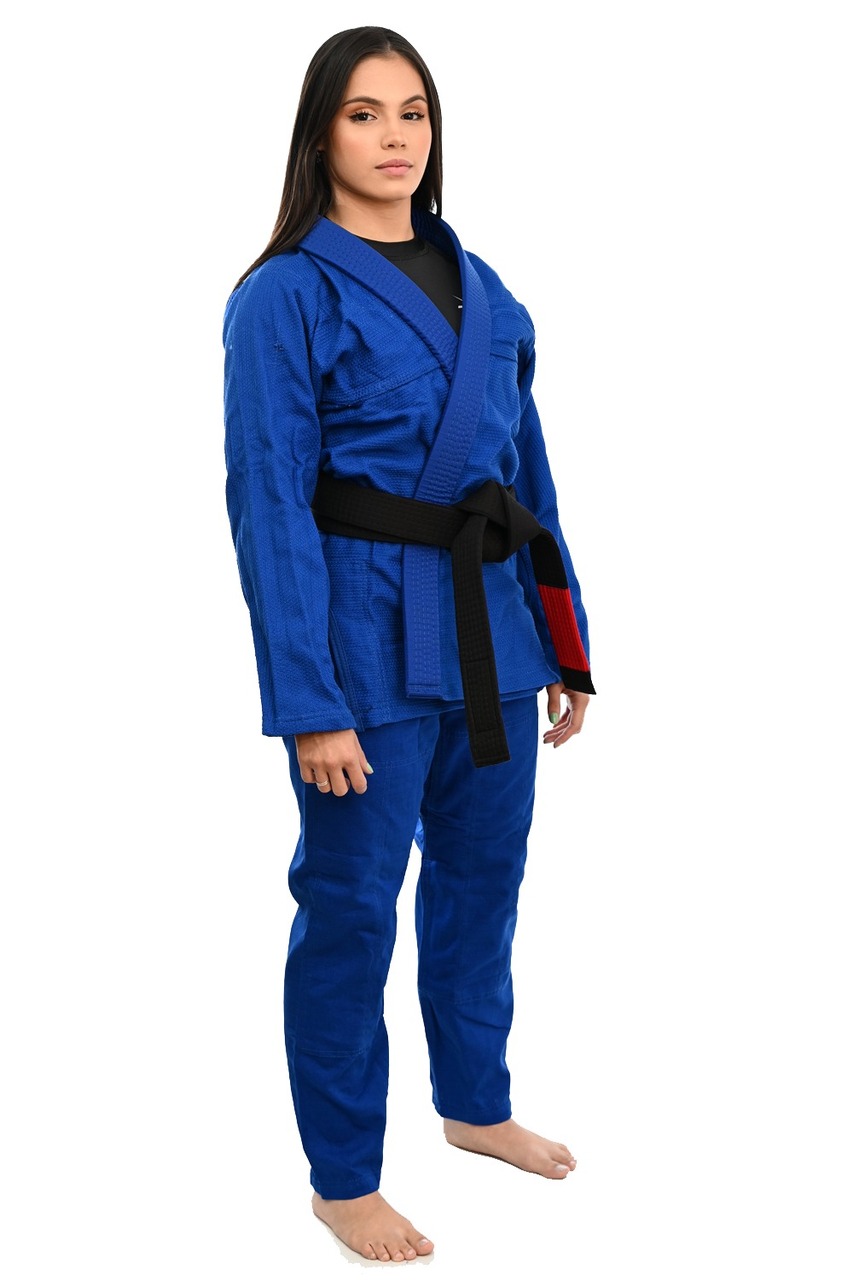 Kimono In The Guard Feminino Liso Azul