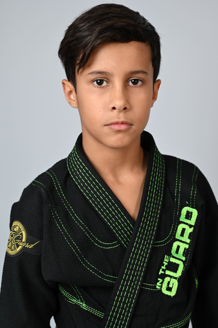 Kimono Infantil In The Guard Green Preto