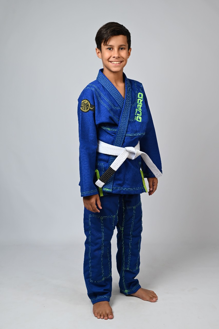 Kimono Infantil In The Guard Green Azul