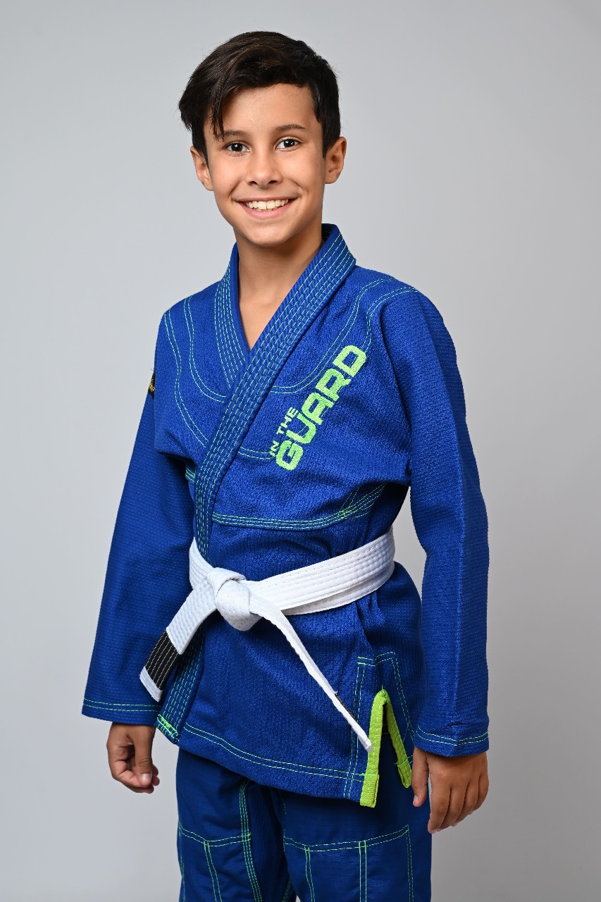 Kimono Infantil In The Guard Green Azul