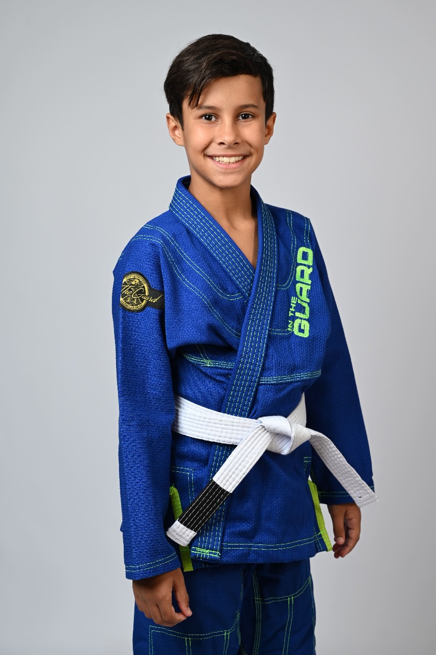 Kimono Infantil In The Guard Green Azul