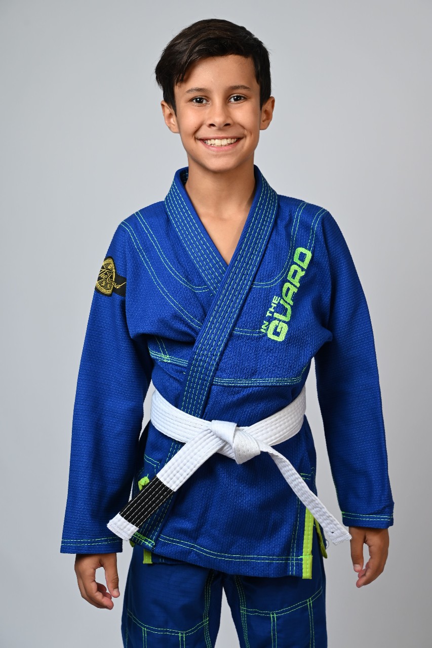 Kimono Infantil In The Guard Green Azul
