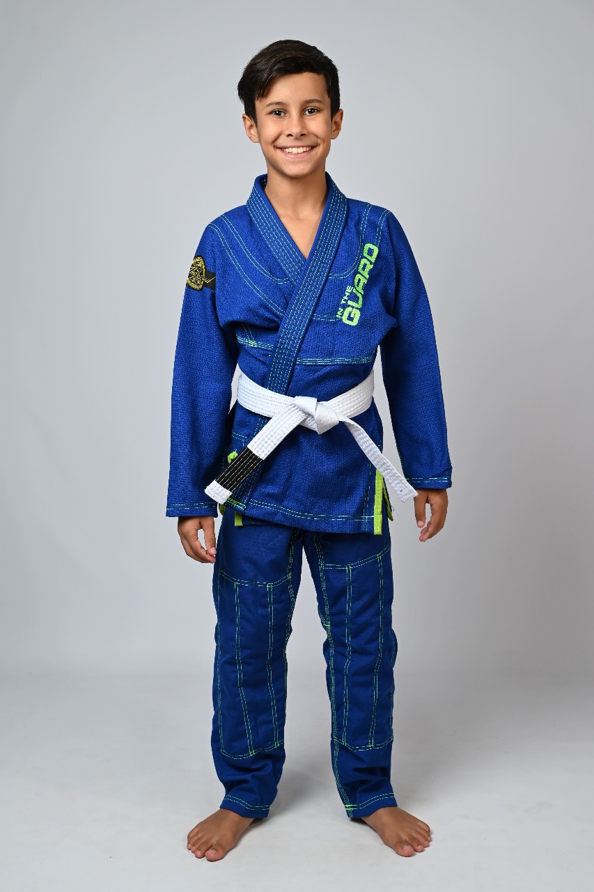 Kimono Infantil In The Guard Green Azul