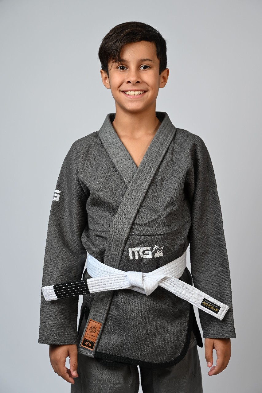 Kimono Infantil In The Guard Chumbo