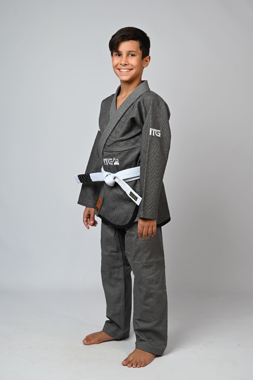 Kimono Infantil In The Guard Chumbo