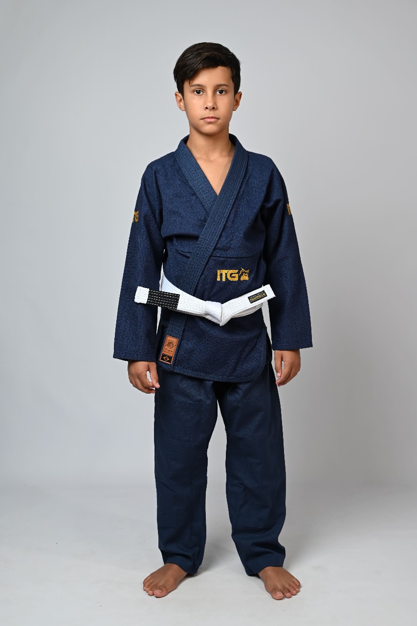 Kimono Infantil In The Guard Marinho